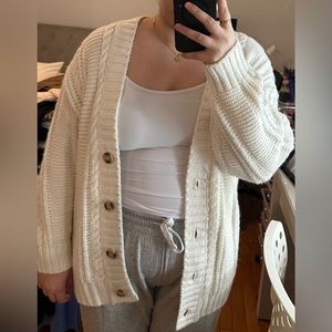 Oversized Cardigan Sweater